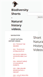 Mobile Screenshot of biodiversityshorts.com